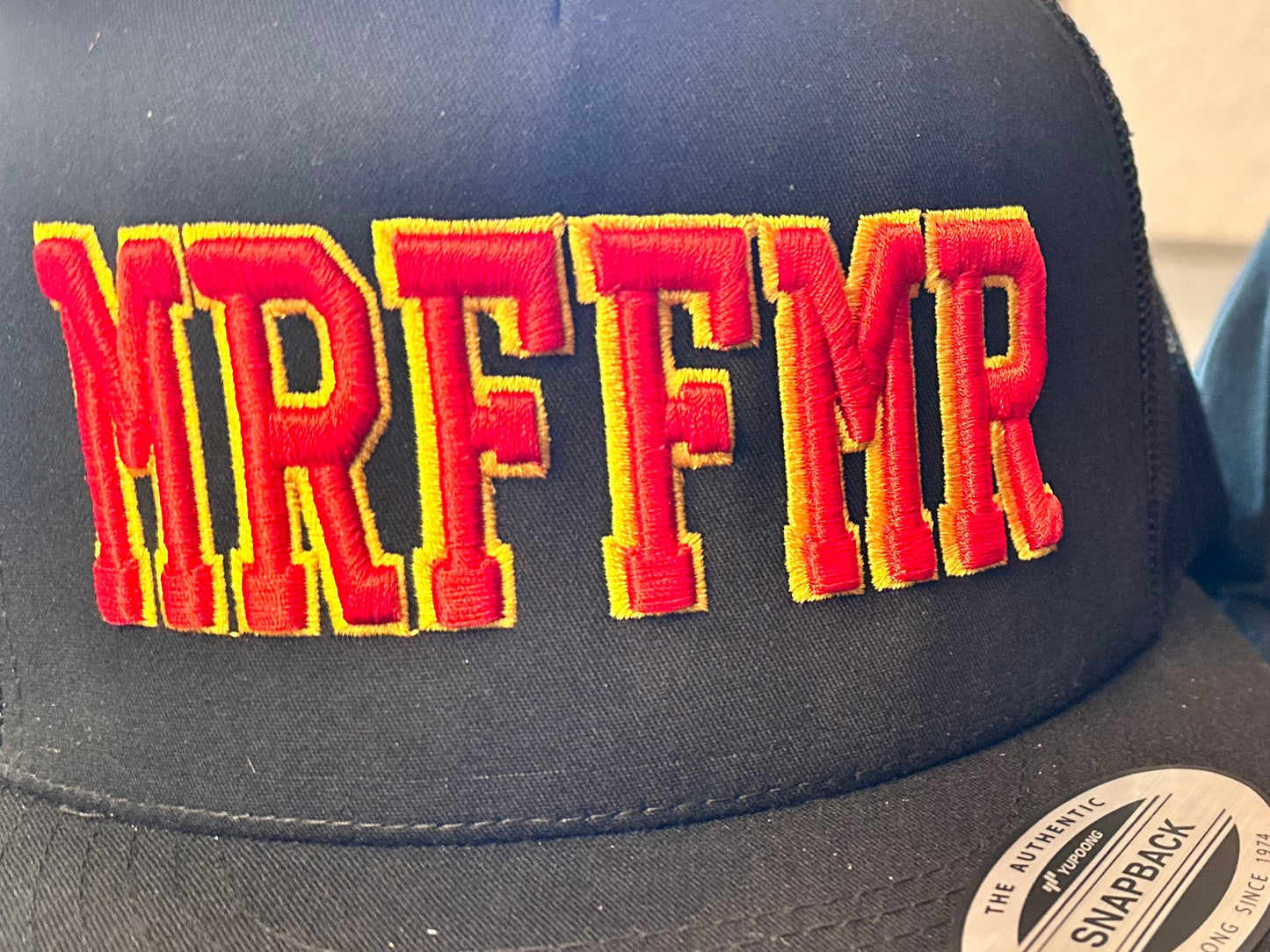 MRFFMR 3D Embroidered with Back Text
